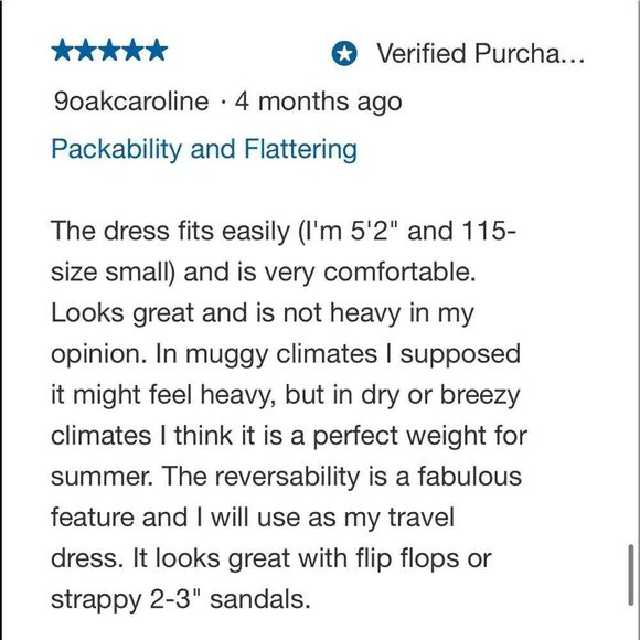 NEW NWT 32 Degrees Ladies Reversible 2-in-1 Soft Dress with Cooling Technology - Picture 8 of 16